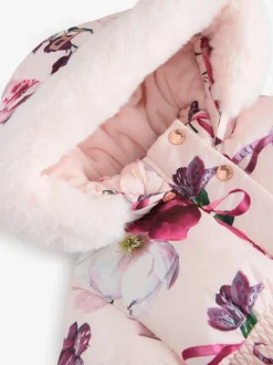 Baker by Ted Baker Rose - Manteau à ourlet boule résistant à la douche