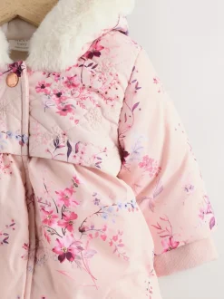 Next Rose - Manteau Bébé fleuri (0mois-2ans) Discount