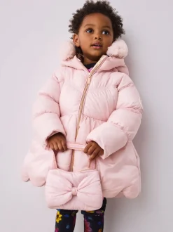 Baker by Ted Baker Rose - Manteau rembourré festonné imperméable avec sac amovible Hot