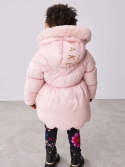 Baker by Ted Baker Rose - Manteau rembourré festonné imperméable avec sac amovible Hot