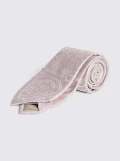 MOSS - Mariage Motif paisley Cravate Rose Online