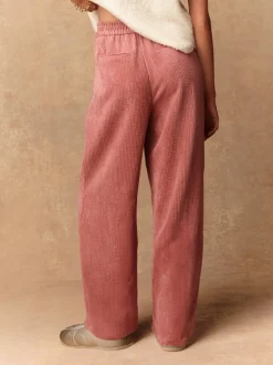 Next - Pantalons Amples en velours côtelé doux Rose Hot