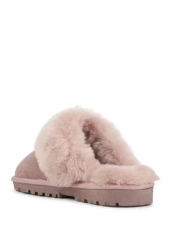 Pavers Rose - Chaussons doublés en peau de mouton Best