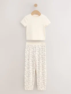 Next Rose à petites fleurs - Lot de 3Joggings pyjama (3-16ans) Hot