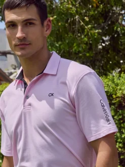 Calvin Klein Golf - Polo Uni Rose Best