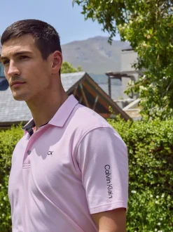 Calvin Klein Golf - Polo Uni Rose Best