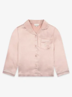The Little Tailor Rose - Pyjama de Noël boutonné en satin pour enfant Best