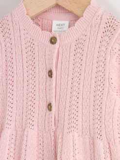 Next Rose - Robe bébé en maille (0mois à2ans) Outlet