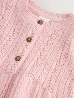 Next Rose - Robe bébé en maille (0mois à2ans) Outlet