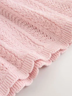 Next Rose - Robe bébé en maille (0mois à2ans) Outlet