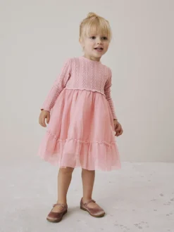 Next Rose - Robe d’occasion en maille (3mois à10ans) Online
