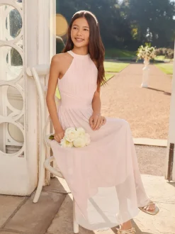 Lipsy Rose - Robe grande occasion plissée à dos nu (5-16ans) Hot