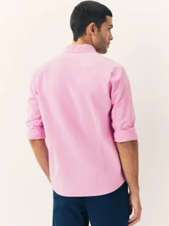 Next - Slim Fit (Slim Fit) - Chemise Oxford à manches longues Rose Online