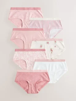 Next - Slips hipsters 7 (2-16ans) Rose Clearance