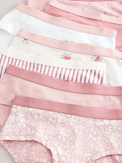 Next - Slips hipsters 7 (2-16ans) Rose Clearance