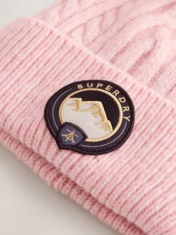 Superdry Rose - Ensemble bonnet et Gants à pompons Outlet