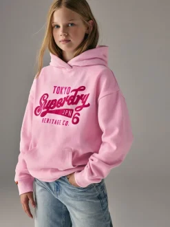 Superdry Rose - Logo Sweat-shirt à capuche Online