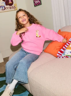 Eleanor Bowmer Rose - Sweat-shirt graphique oversize à col rond Outlet