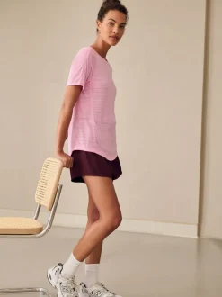 Next Rose - T-shirt léger à manches courtes Col rond Active Hot