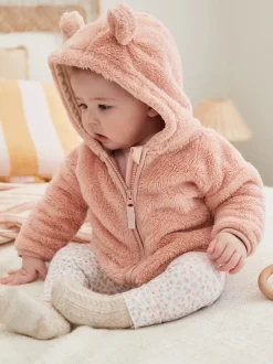 Next Rose - Veste à capuche bébé en polaire (0mois2ans) Discount