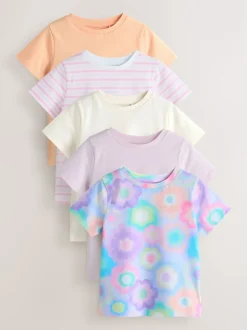 Next Rose abstrait - Pack T-shirt 5 (3-16ans) Best