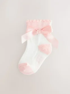 Baker by Ted Baker Rose avec nœud - Lot de 5 chaussettes fille Online