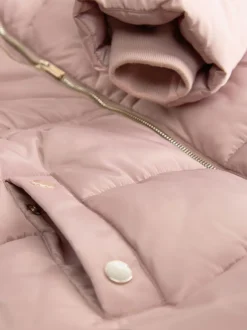 Next Rose caramel - Manteau matelassé bordé de fausse fourrure Résistant à la douche (3-16ans) Online