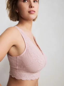 Next Rose clair - Soutien-gorge en dentelle maintien total Online