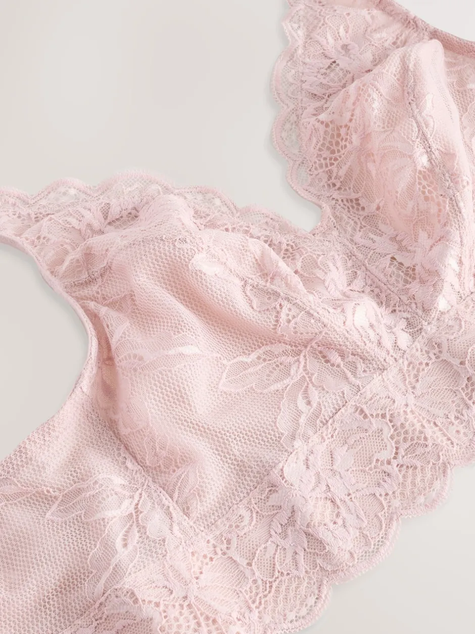 Next Rose clair - Soutien-gorge en dentelle maintien total Online