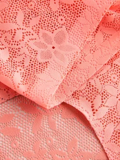 Next Rose corail - Dentelle sur l’ensemble Pas de VPL Slips 3 Lot Online