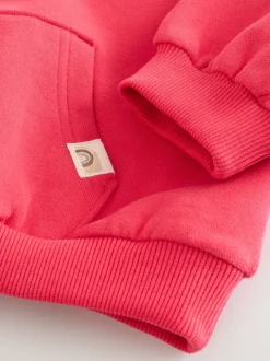 Next - Sweat-shirt à col zippé (3mois-7ans) Rose corail Online