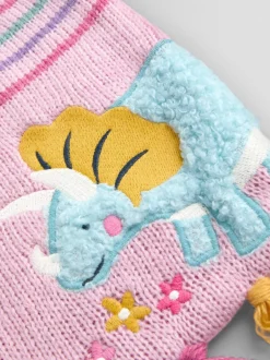 Jojo Maman Bébé rose dinosaure - Écharpe Outlet