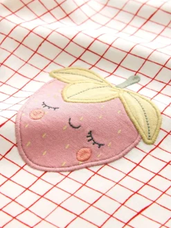 Next Rose fraise - Pantalons avec ornements style tonneau (3mois-7ans) Outlet