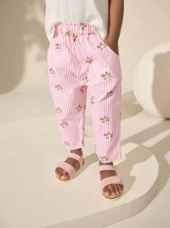 Next Rose fraise Imprimé - Pantalons à enfiler (3mois-7ans)