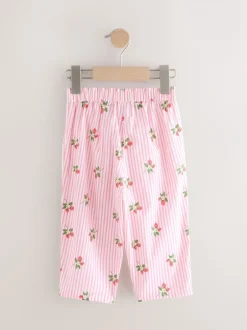 Next Rose fraise Imprimé - Pantalons à enfiler (3mois-7ans)