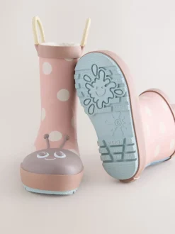 Next - Gérer Wellies Rose motif coccinelles