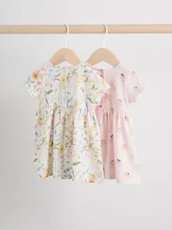 Next Rose motif fée - Lot de 2 robes à manches courtes pour bébé (0mois à3ans) Best
