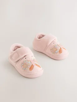 Next Rose motif papillons - Chaussons Cupsole New