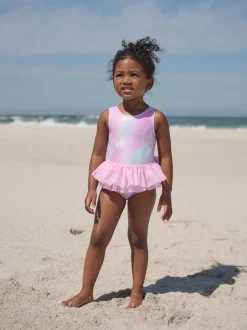 Next Rose métallisé - Maillot de bain Tutu en maille (3mois7ans) New