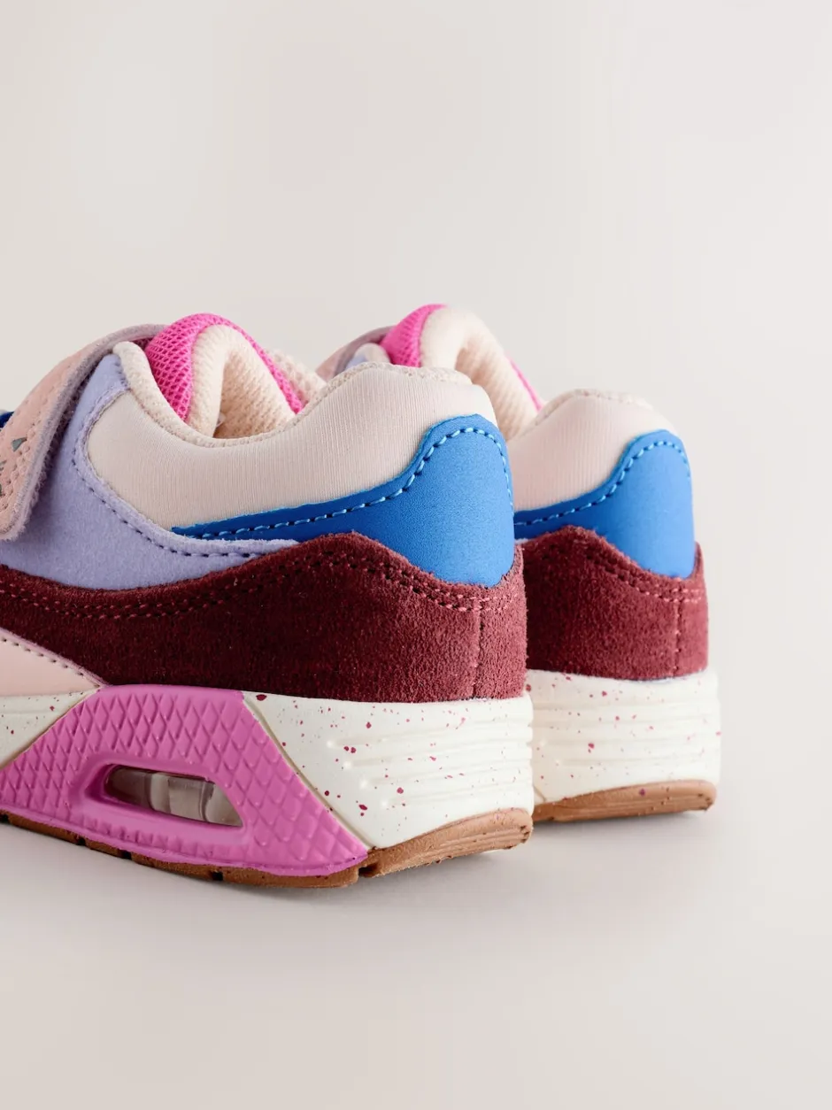 Next Rose multicolore - Baskets épaisses à lacets élastiques Clearance