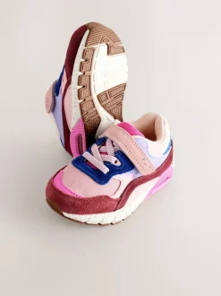 Next Rose multicolore - Baskets épaisses à lacets élastiques Clearance