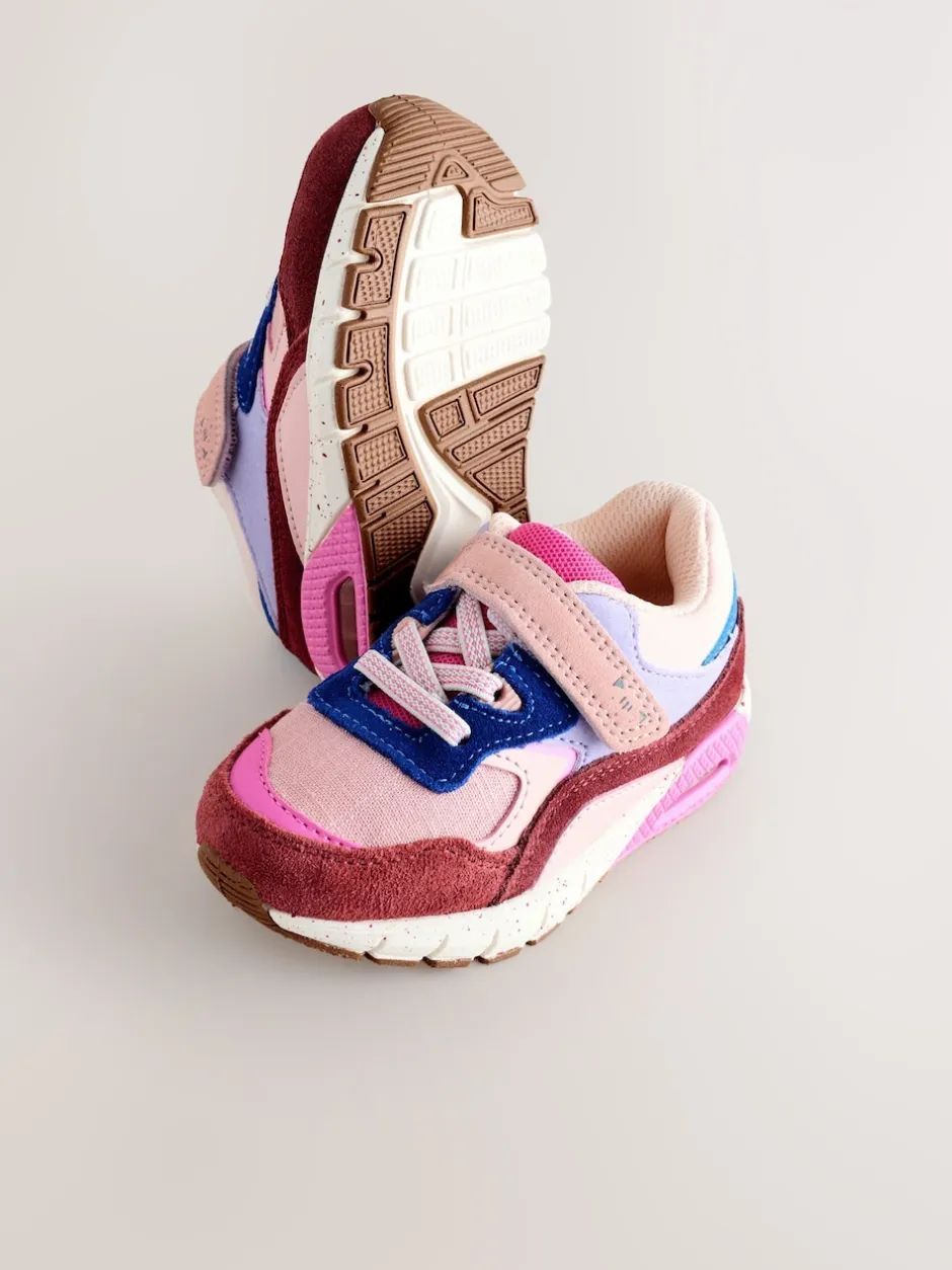 Next Rose multicolore - Baskets épaisses à lacets élastiques Clearance