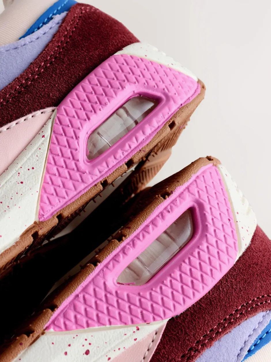 Next Rose multicolore - Baskets épaisses à lacets élastiques Clearance