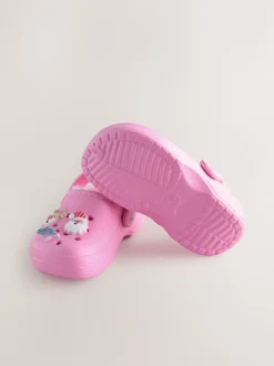 Next Rose Noël - Chaussons sabots doublés de fausse fourrure Online