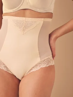 Next Rose Nude - Slips gainants fermes pour le contrôle du ventre Slips taille super haute Outlet