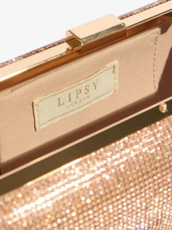 Lipsy Rose Or - Pochette avec ornements Hot
