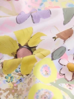 Next - Maillot de bain Sunsafe à manches longues (3mois-16ans) Rose patchwork Fleuri