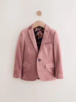 Next Rose pâle - Blazer en velours (3-16ans) Best