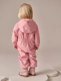 Next - Combinaison imperméable imprimée (3 mois-7 ans) Rose pâle Outlet