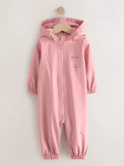 Next - Combinaison imperméable imprimée (3 mois-7 ans) Rose pâle Outlet
